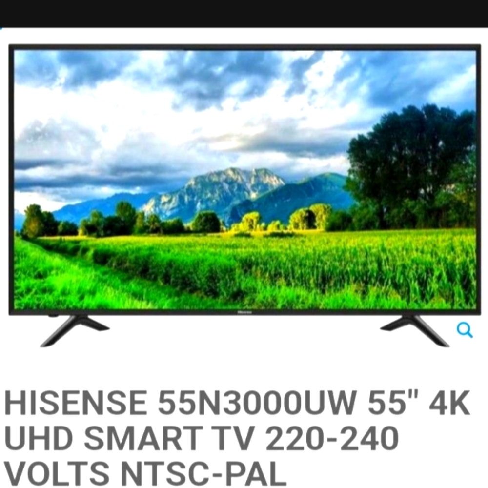 Hisense 55" TV w/mount
